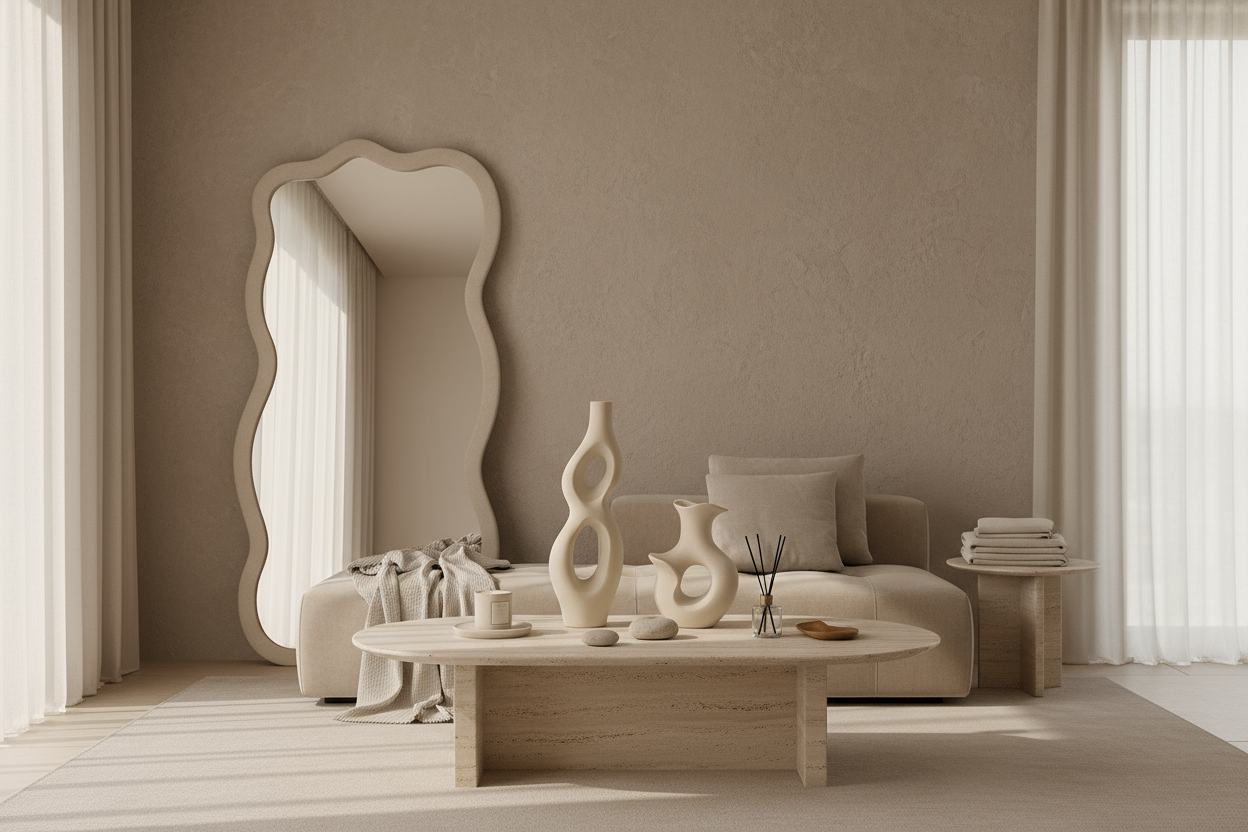 Sculptural Vases Throws & Textiles Decorative Mirrors Wellness Object