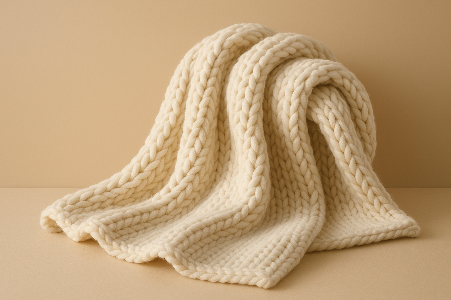 Chunky Knit Throw